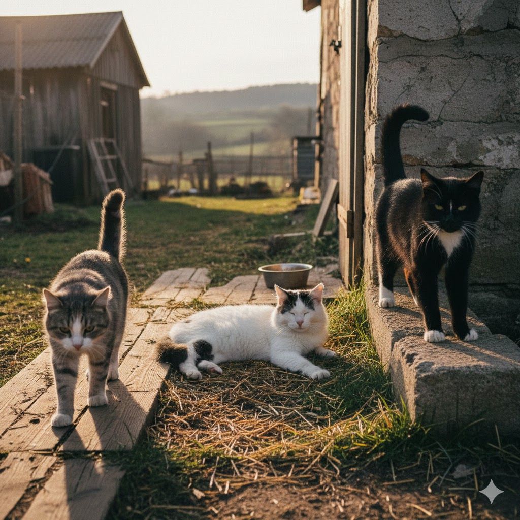 Los tres primeros: la historia de Polpetta, Gritto y Tutina, los gatitos que marcaron el inicio del santuario